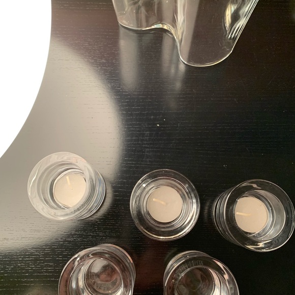 Kivi glass tea light holder Hurricane votive - Picture 3 of 6